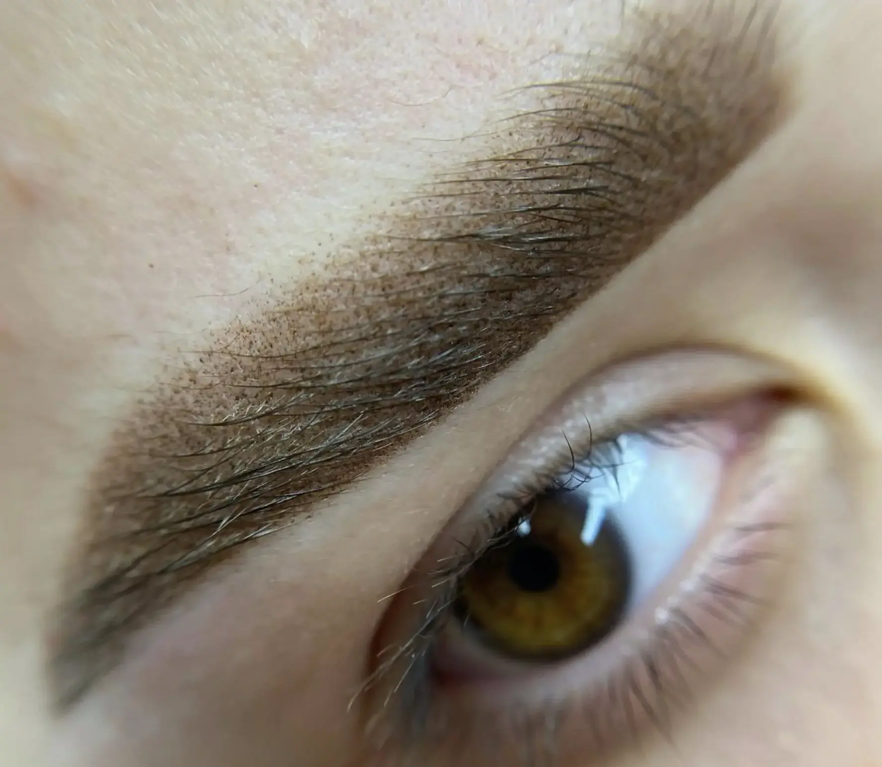 How do I know when my brows are healed?