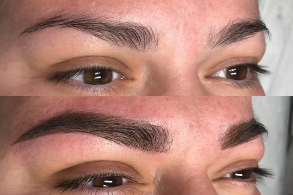 Microbladed Eyebrows Healing Process