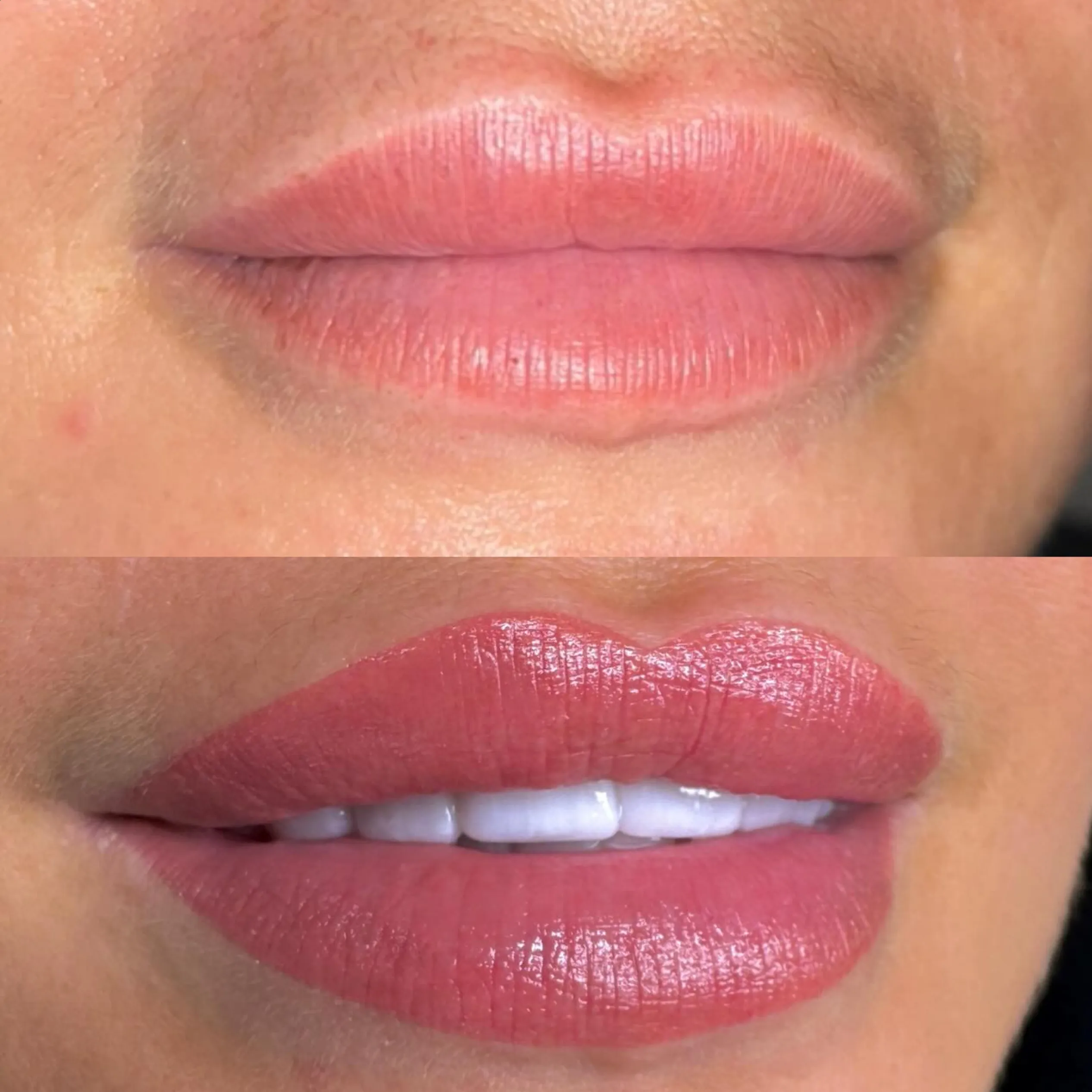 lip shading tattoo