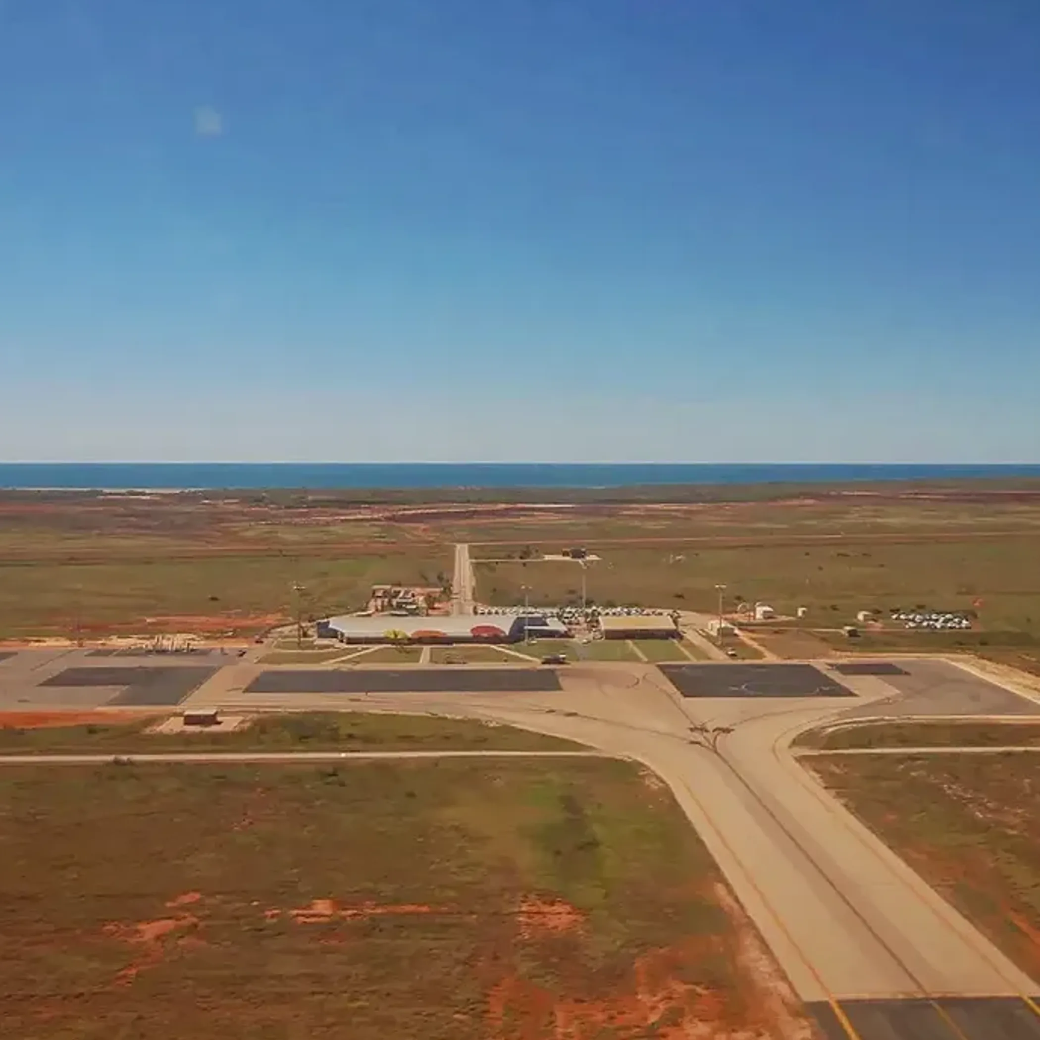 learmonth airport terminal building exterior