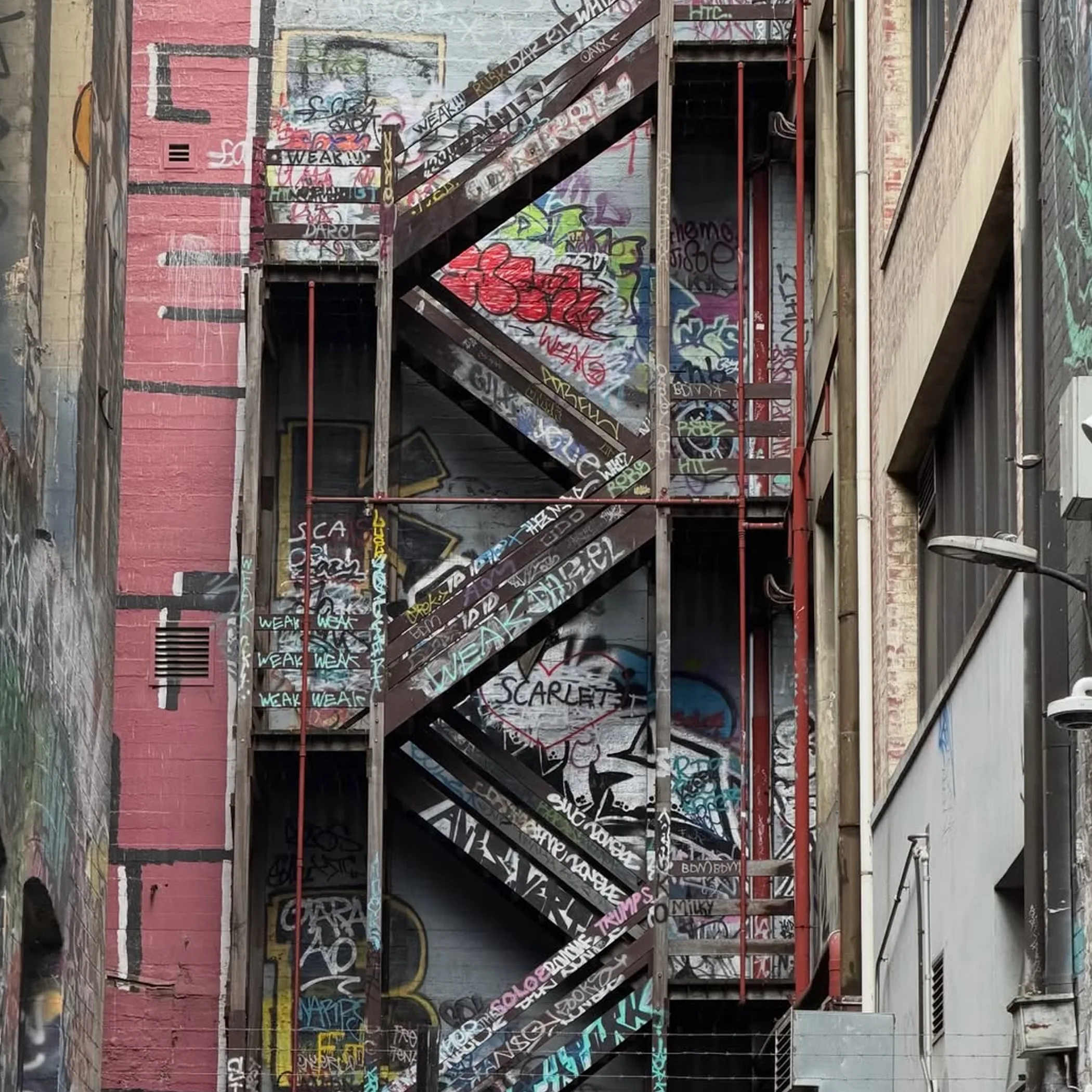 melbourne urban laneway street art